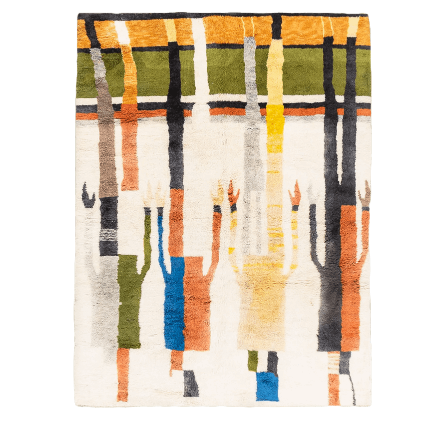 colorful Moroccan rug, colorful abstract rug, colorful area rug