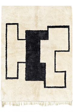 Abstract Boho Rug 1966