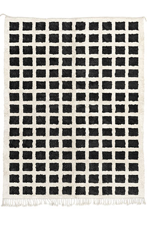 Black Checkerboard Rug 2008