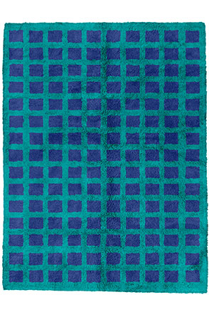 Blue Cast-net Rug