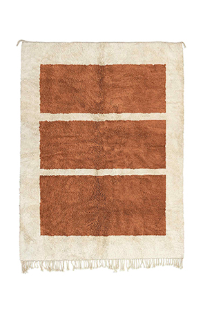 Brown Geometric Rug 3119