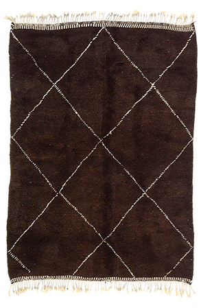 Brown Lozenges Rug