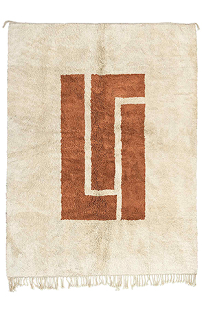 Brown Symbolic Area Rug 3148