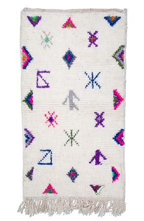 Colorful Moroccan Abstract Rug 2867