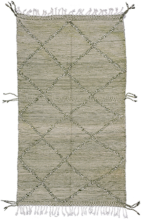 Green Zanafi Minimalist Rug