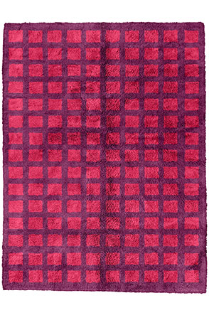 Hot Pink Checkers Rug