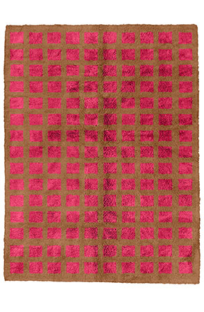 Hot Pink Crooked Rug