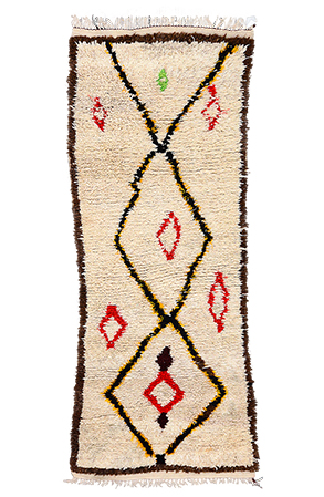 Ivory Floor Runner Rug