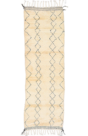 Ivory Floor Runner Rug
