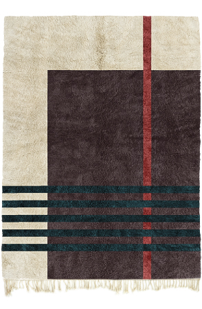 Crimson Stripe Modern Harmony