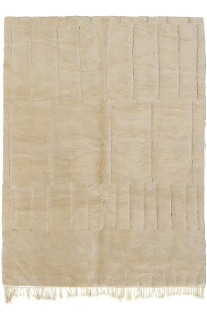 Plain Beni Ourain Rug 5464
