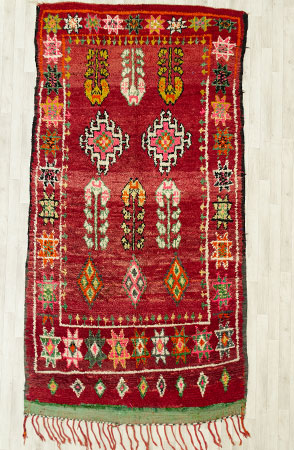 Perfectly Red Rug 1873