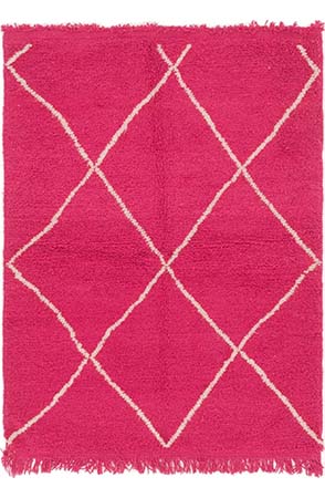 Pink Boho Area Rug 3071