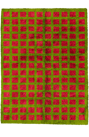 Red Check Rug