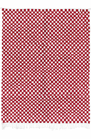 Red Checkered Rug 2002