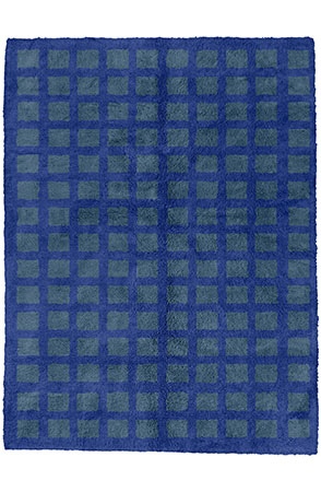 Stone Blue Woven-Net Rug