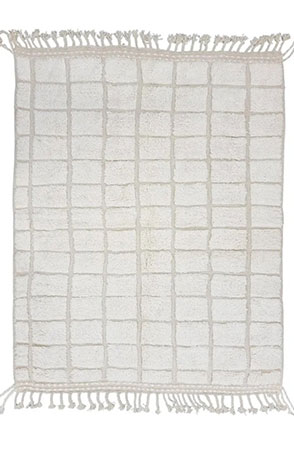 Textured Checkered Rug