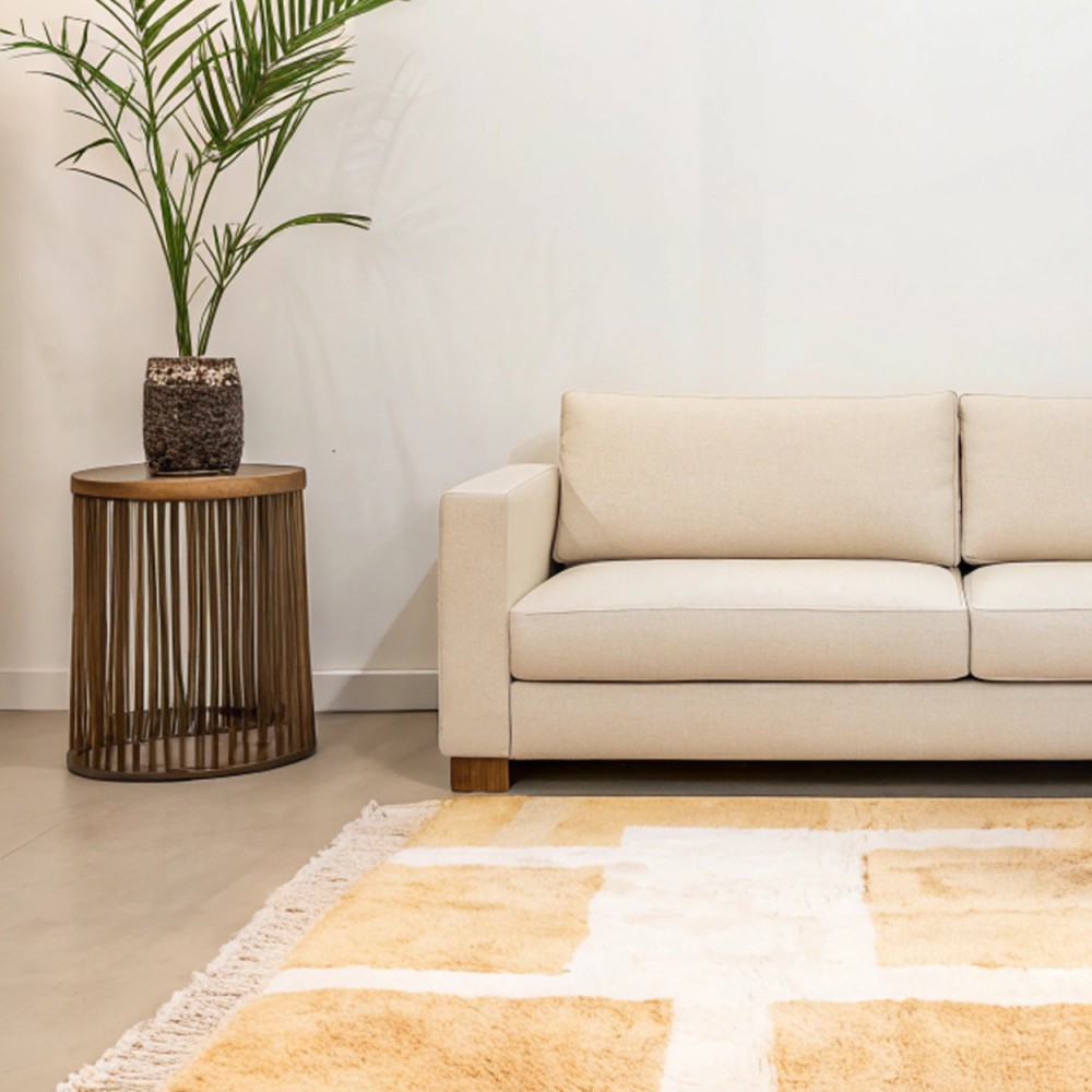 yellow rug, yellow area rug, moroccan rug