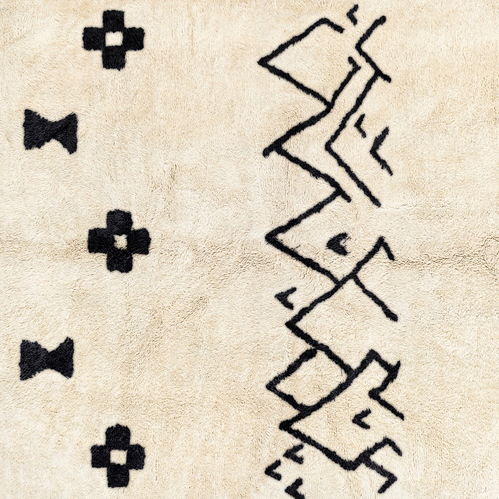 White Berber Rug 1976 The best Moroccan carpets