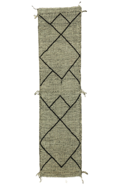 Black&White Floor Runner 1356