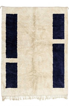 Blue Shag Rug 3166
