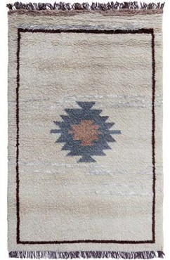 Boho White Berber Rug 3039