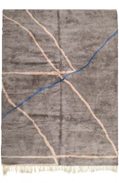 Brown Abstract Rug 2991