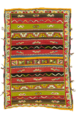 Colorful Kilim 1687