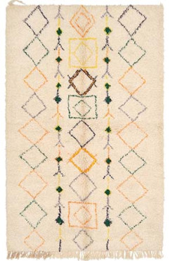 Colroful Imperfect Moroccan Rug 3045