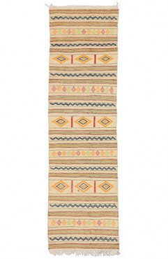 Contemporary Kilim Floor Runner Rug 1082