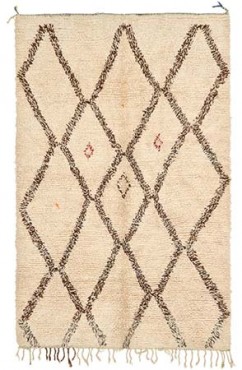 Cream Diamond Rug 2978