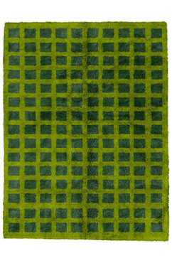 Emerald Green Check Rug 2350