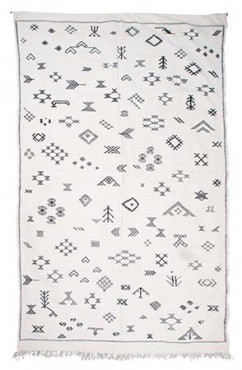 Figurative Moroccan Kilim Rug 2835