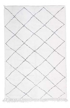 Full Black and White Diamond Rug 2930