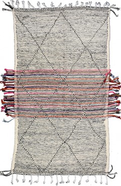 Gray Minimalist Rug 1049