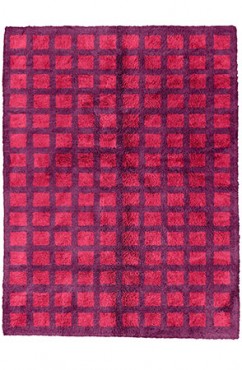 Hot Pink Checkers Rug 2386