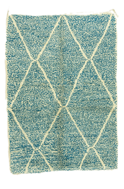 Ivory & Blue Lozenges 1649