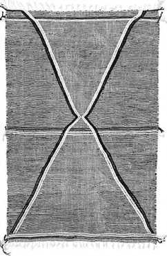 Kilim moroccan rug 3456