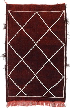 Mahogany Kilim Rug 1128