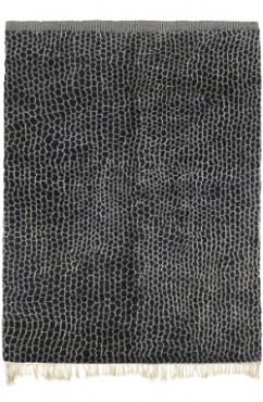 Micro Black and White Rug 3270