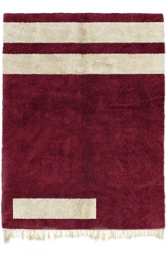 Red Architectural Rug 3749