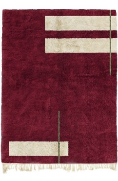 Red Geometric Harmony 4201