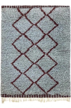 Red Lozenge Rug 4527
