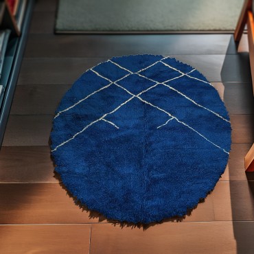 Azure Sky Round Rug 5196