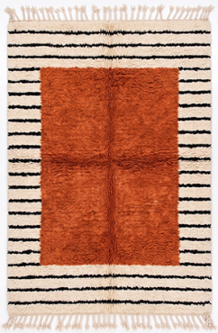 Terracotta Moroccan Wool Rug 5555