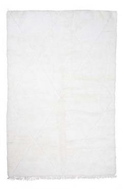Neutral White Moroccan Rug 2951