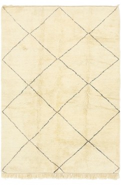 Off White Beni Ourain Rug 2724