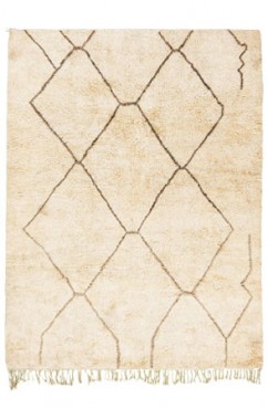 Off-White Diamond Rug 2532
