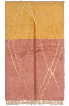 Pink Contemporary Rug 3104