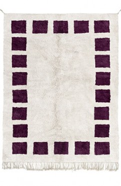 Purple Block Rug 2071